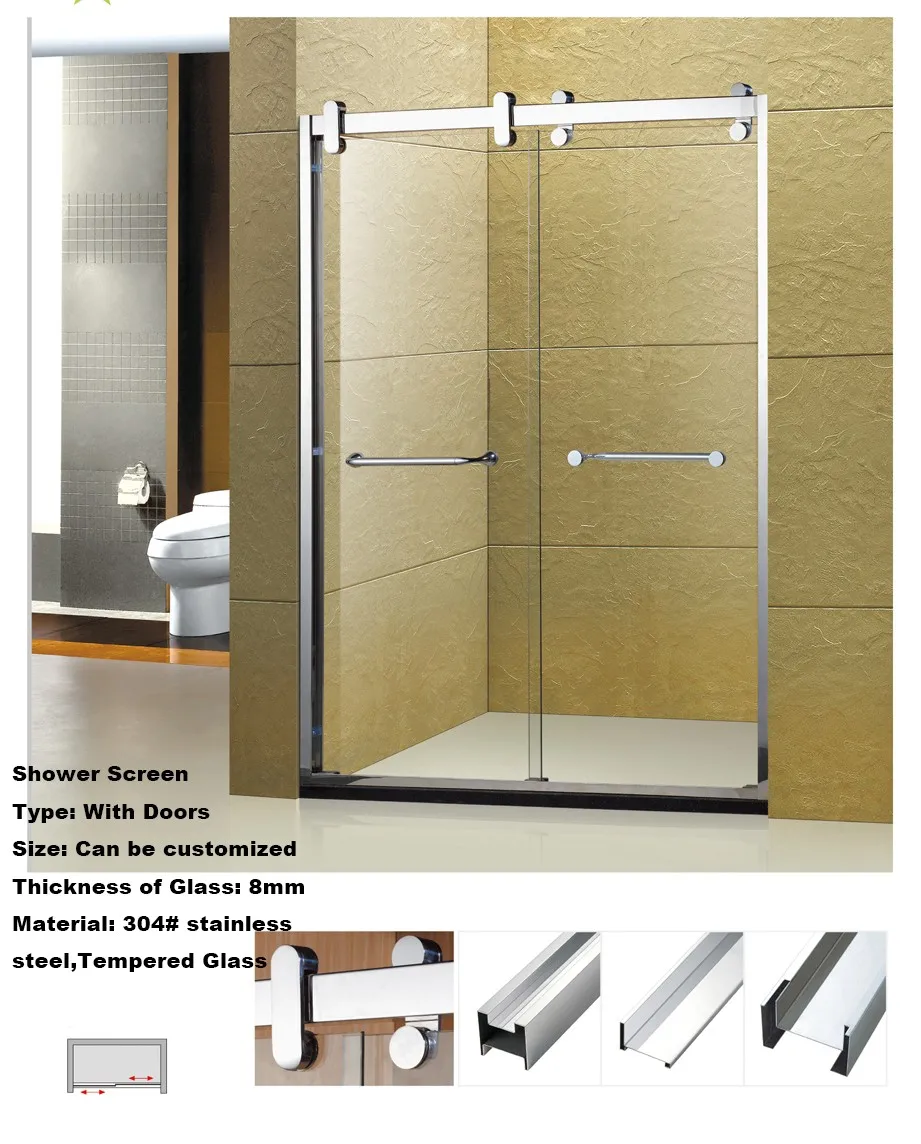 corner galss shower enclosures