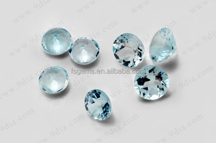 Wholesale Natural Sky Blue Topaz Gemstone Oval Cut for Sterling Silver Jewelry Loose Gemstones