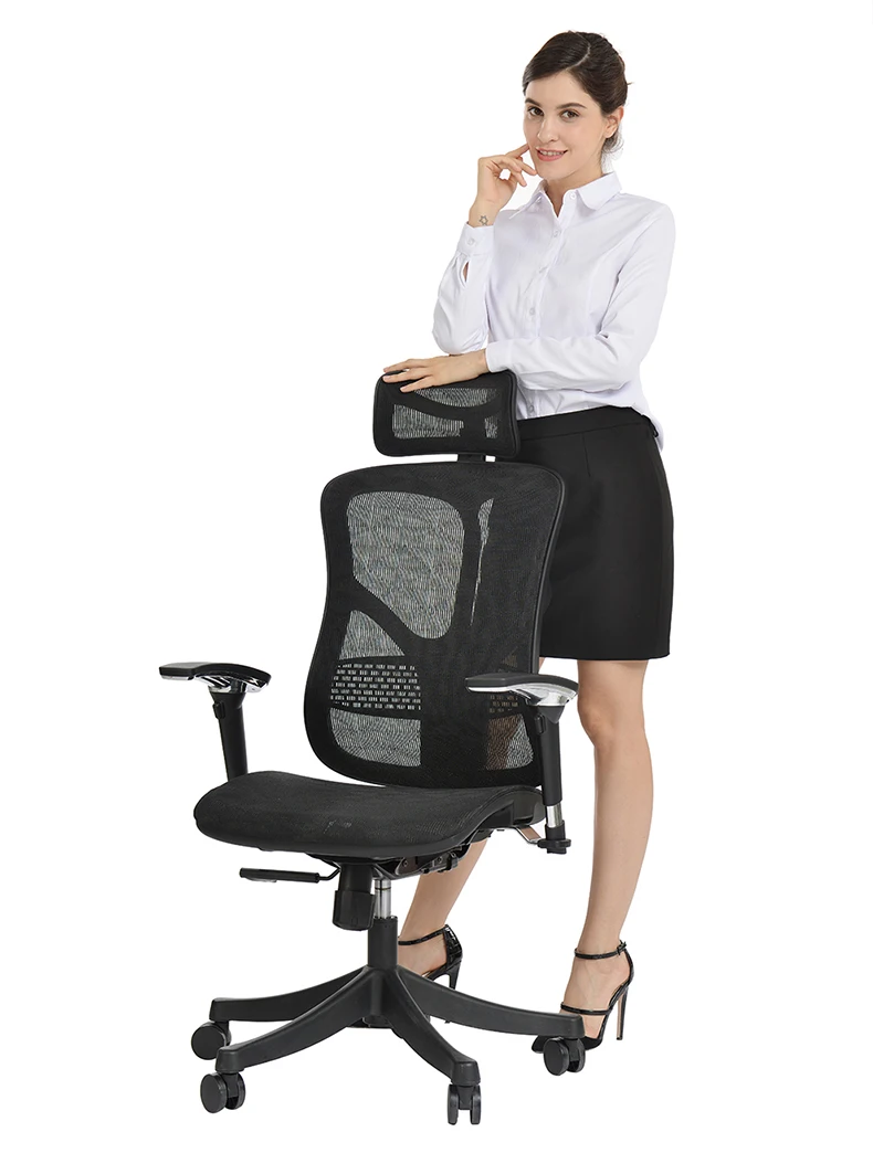 Modern Igo Office Furniture Specification Swivel Manager High Back Mesh