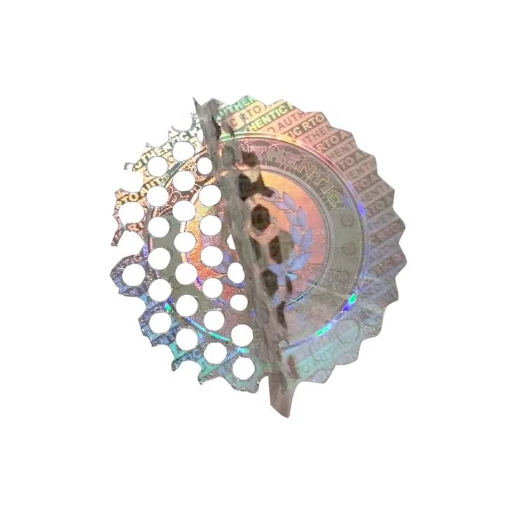 Custom security 3D hologram sticker dangerous goods packaging label