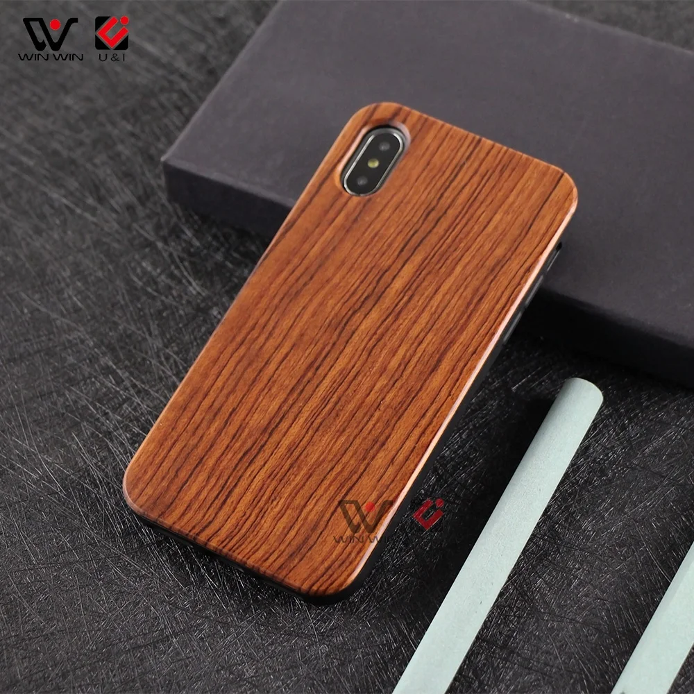 In Stock Factory Wholesale Blank Wood Cover For iPhone Xs Cell Phone Case