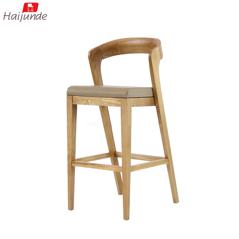 Wooden Bar Stools With Back And Arms Propercase