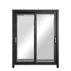 Cable de aluminio cabinet metal bookcase with glass door green tinted window