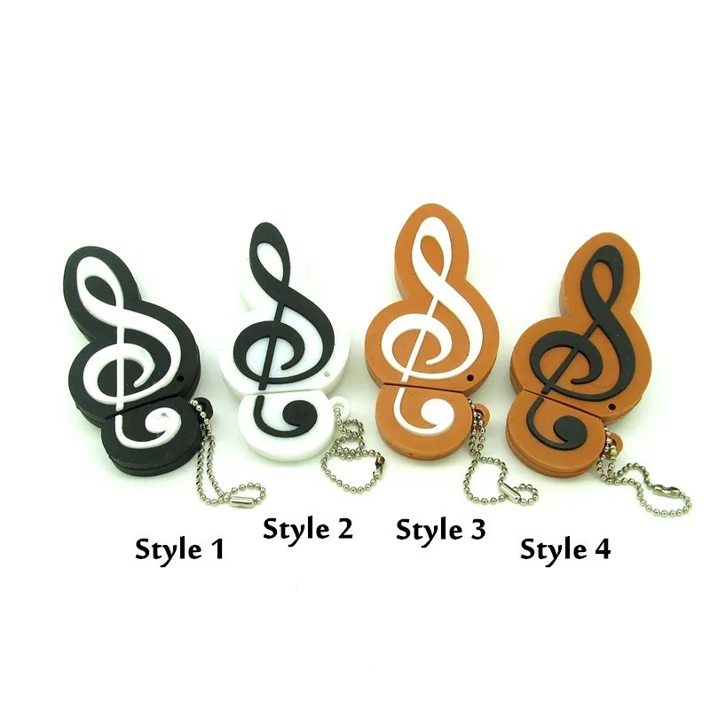 Melody Memory Sticks Pvc Music Note Shape Usb Flash Drive Buy Note
