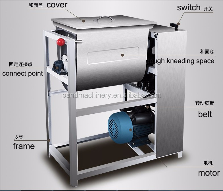 Kitchen Food Dough Mixer/hot Sale Bread Pizza Cake Dough Kneading Mixer