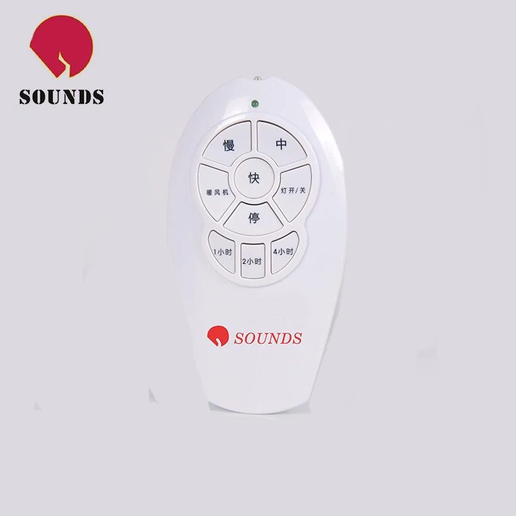 Universal Ir Ceiling Fan Rf Remote Controller With Wall Holder For