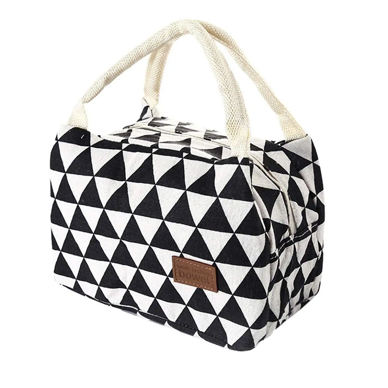 tote cooler bag with zipper