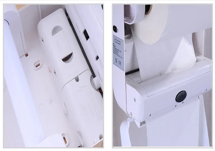 Automatic Touchless Electric Toilet Paper Dispenser Plastic Tissue