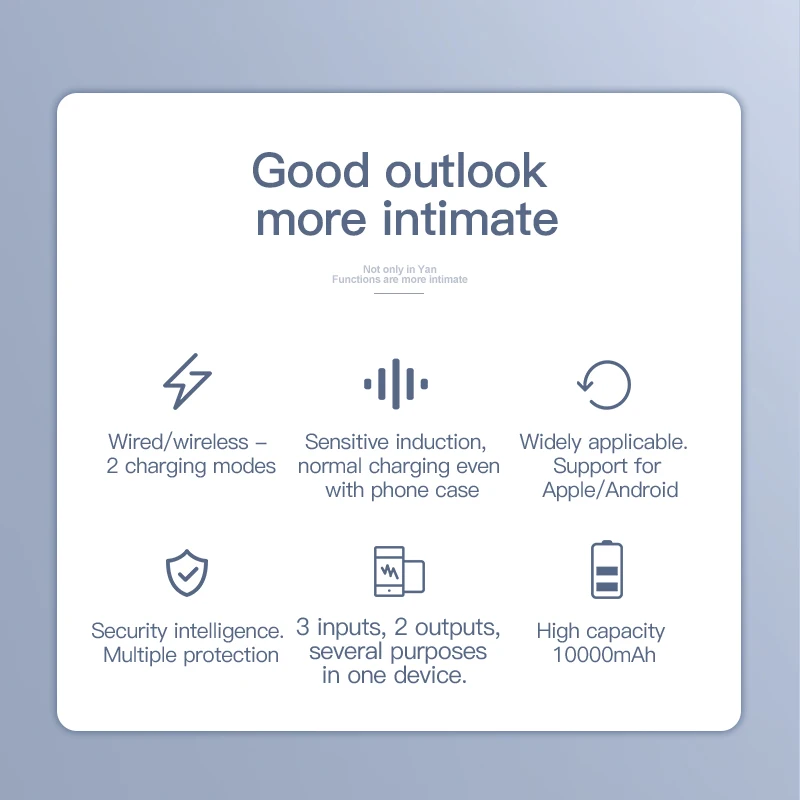 TOTU Power Bank with Wireless Charging New Arrivals 2019