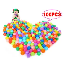 100Pcs Colorful Ball Ocean Balls Soft Plastic Ocean Ball Baby font b Kid b font Swim