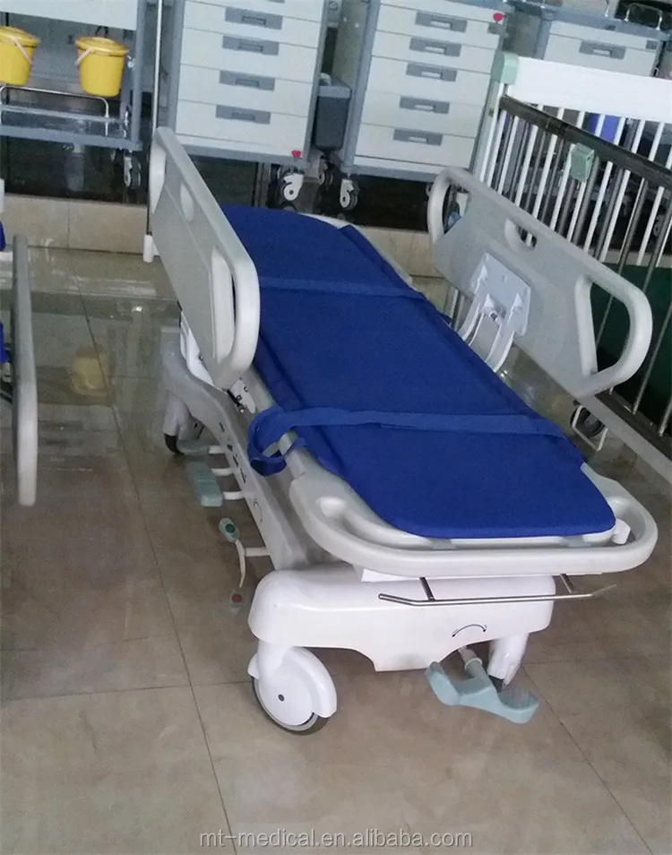 Hospital critical Hydraulic transport emergency stretchers patient transport emergency recovery trolley stretcher