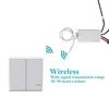 2 digital keys Wireless Light remote control switch board no wiring RF700M outdoor range for house lightning and appliances