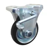 5Inch 130mm Home Use Rubber Wheel Swivel Japan Casters With Brake