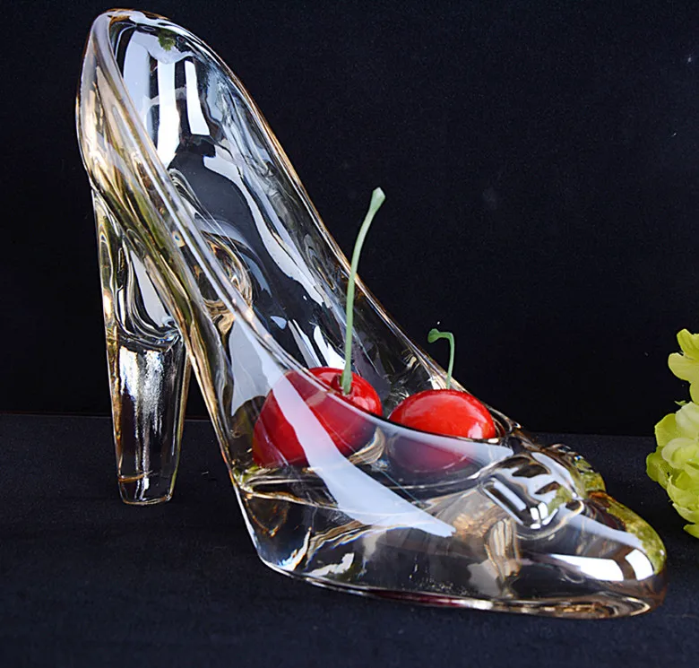 glass shoe decoration