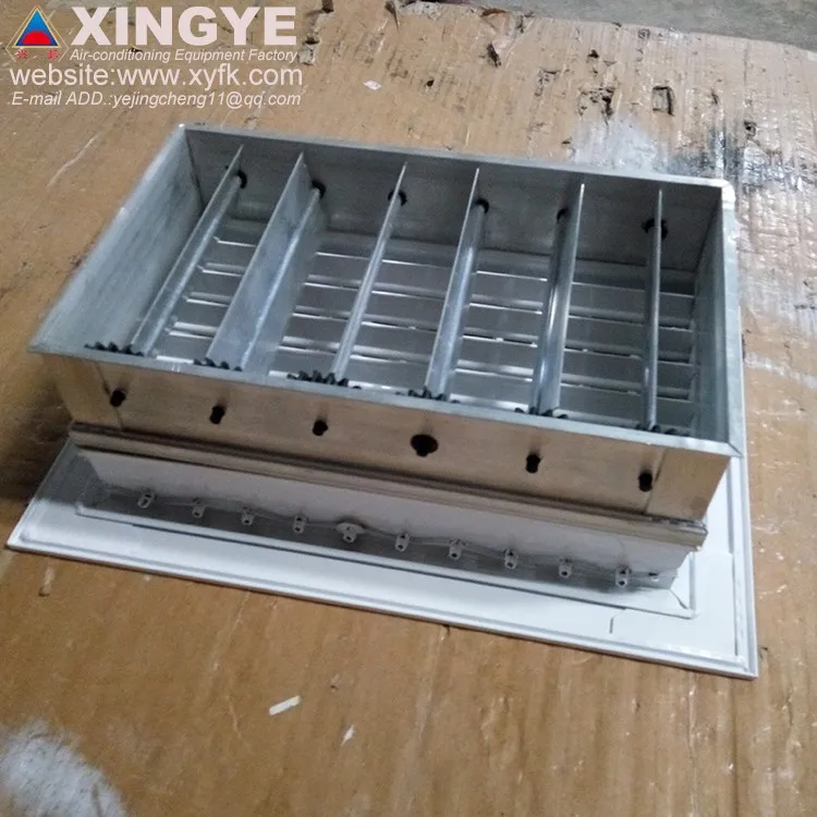 Aluminum Double Deflection Supply Air Conditioning Grille With Obd With