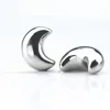 Moon Shaped Stainless Steel Ice Cubes ,Whisky Stones , Bar Beer Cooler Rocks
