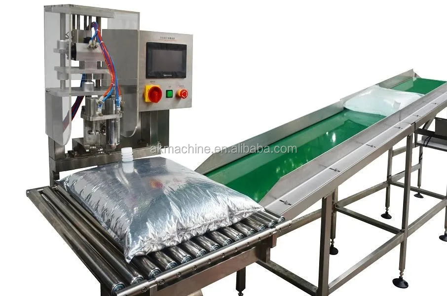 Automatic Bib Filling Machine For Juice Wine Water Automatic Bag In Box Filling Machine Useful