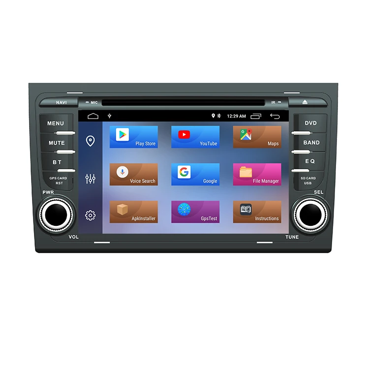 ZYCGOTEC Android 12 Car Radio Player For Audi A4 B8 S4 RS4 8E 8F B9 B7 B6 2din GPS Navigation DVD Stereo