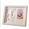 Wooden photo Frame DIY Imprint Casting Photo Frame Kit Creative Present Newborn Baby Handprint Footprint