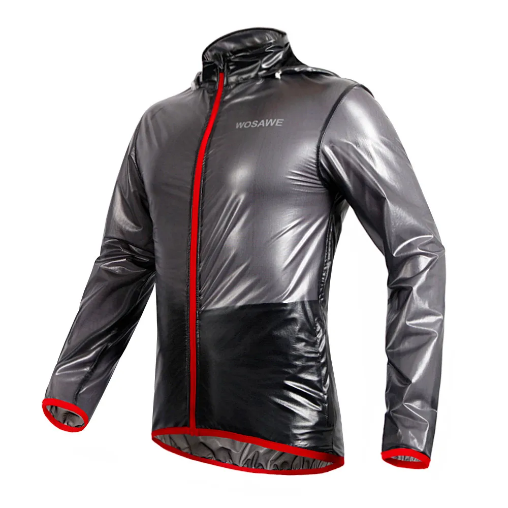 cycling rain jacket with hood