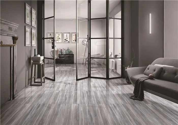 digital printing wood like design ceramic floor tile