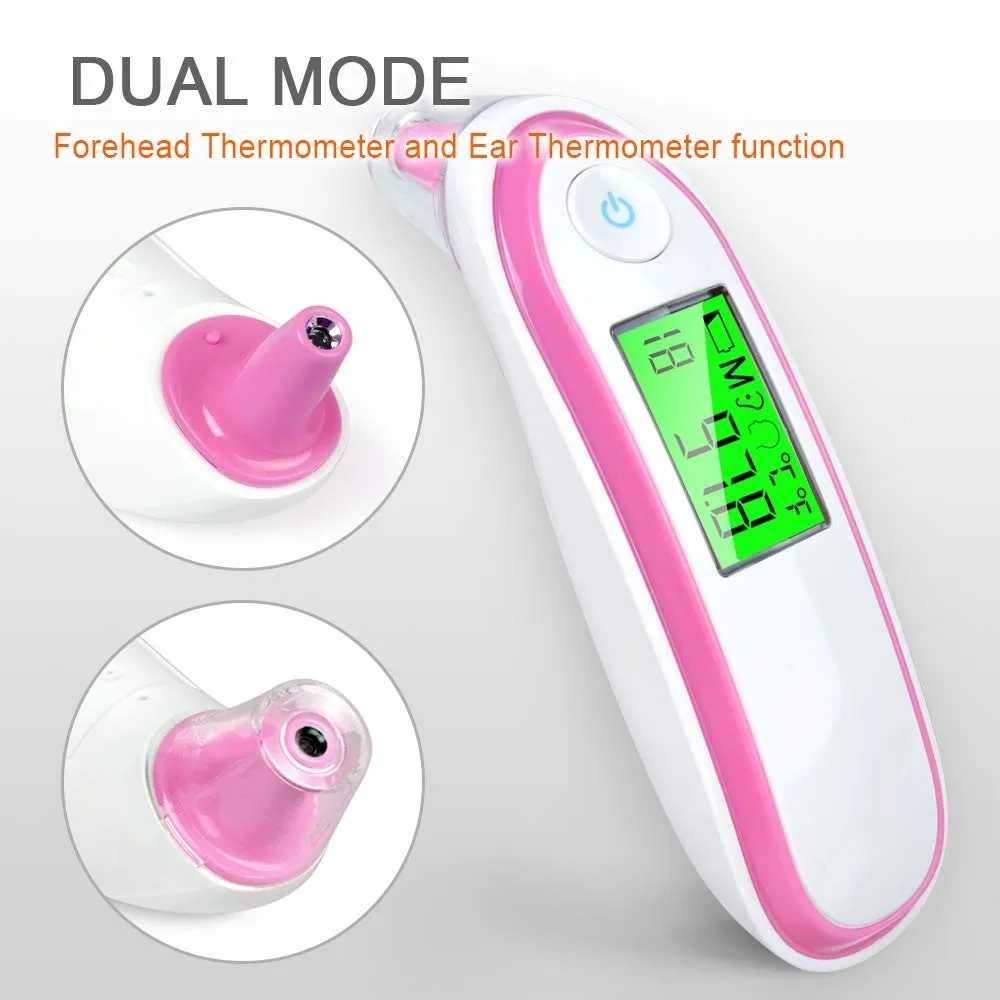 Ready to Ship FDA Approved Non Contact Forehead and Ear Baby Infrared Thermometer for Kids and Adult - KingCare | KingCare.net