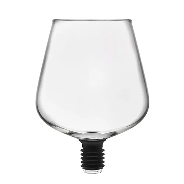 princess house wine glasses Princess House Etched Cordial Glass with bubble stem main image 1