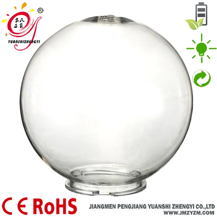 Replacement 400mm Plastic Transpa Globe Lamp Shade For Outdoor Plastic Transpa Globe Lamp Shade