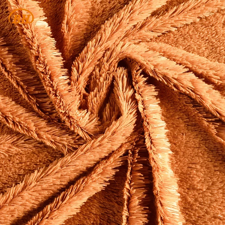 New Arrival High Quality 100 Polyester Solid/brushed/printed Plush