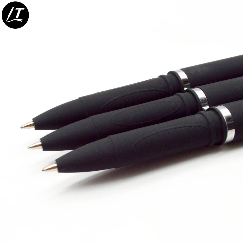 2020 Ballpoint Cheap Rubber Coated Pen Black Matt Rubberized Pen Buy