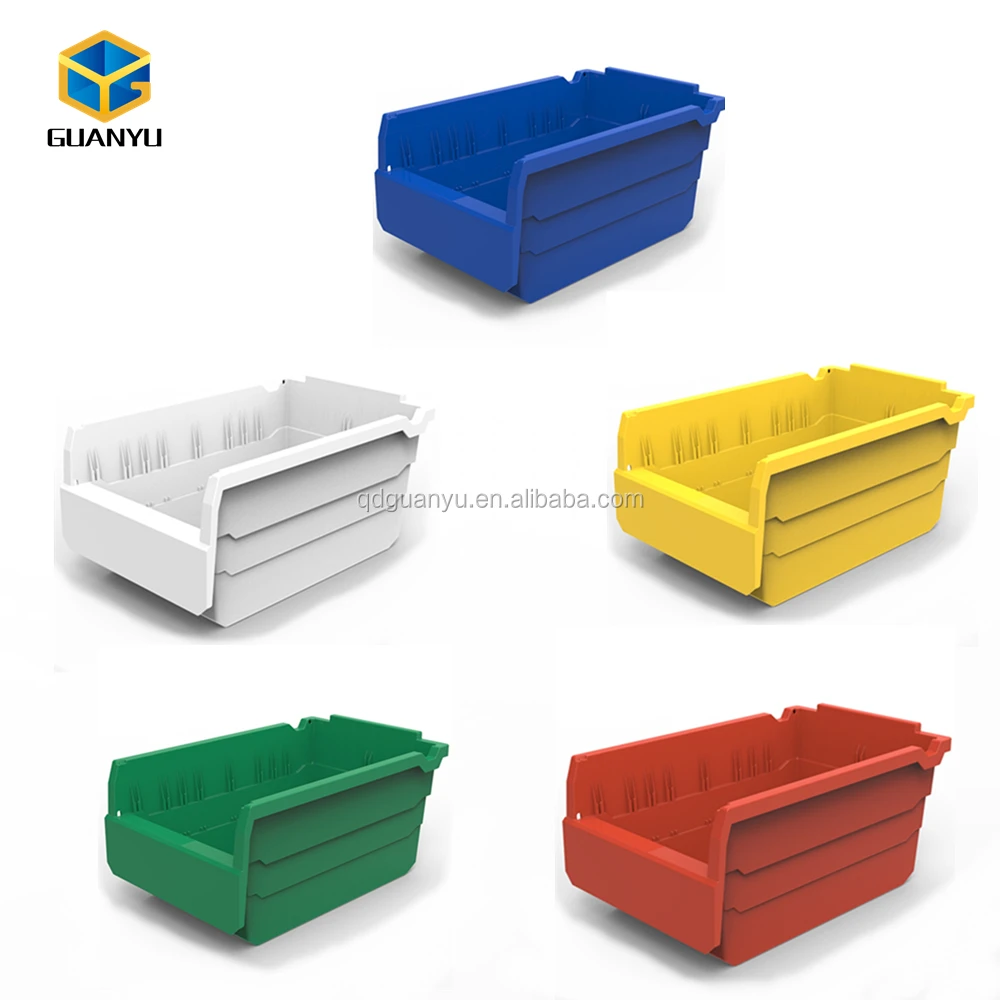 Caja de almacenamiento de plástico almacenamiento bin piezas pequeñas