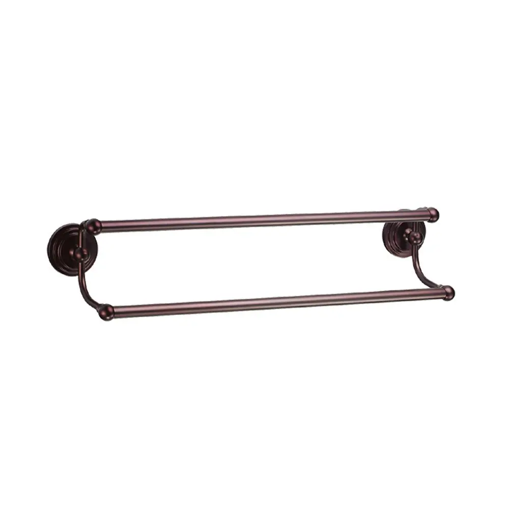 Gatco 5833 Marina 5/8-Inch Diameter Double Towel Bar, 24-Inch, Bronze