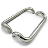 Interior exterior everstrong stainless steel curved glass door handle