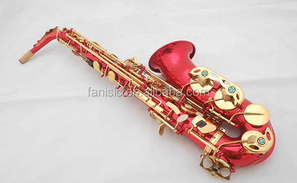 Elegant Saxphone Set Sensitivity Saxphone Hand-Carved for Music Lovers Alto Saxophone 