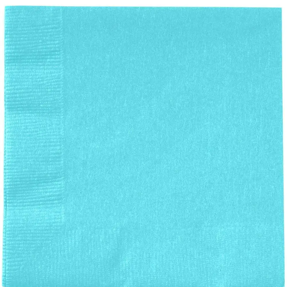 Get Quotations · Caribbean Blue 1/4th Fold Dinner Napkins 50ct