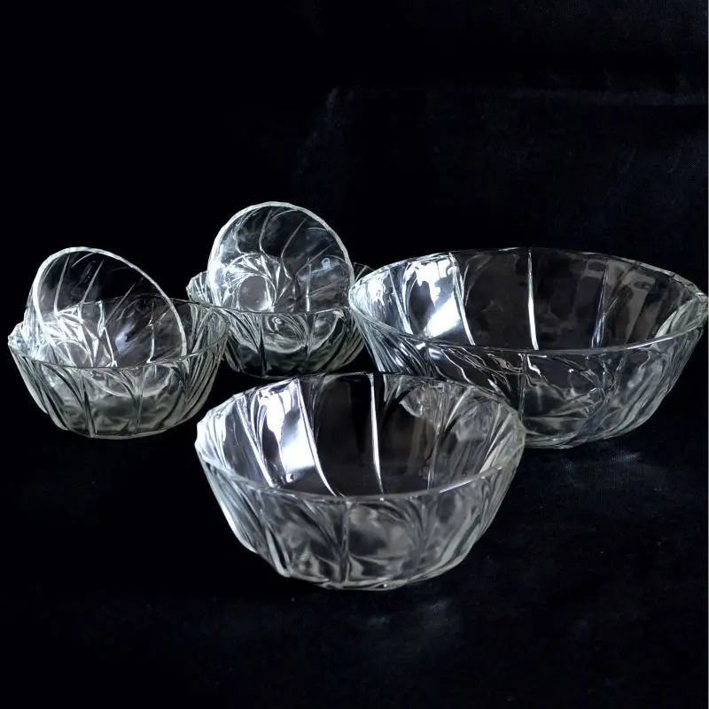 Glass Bowl And Plate Set Round Clear Glass Dinner Set Buy Glass Dinner Set,Clear Glass Round