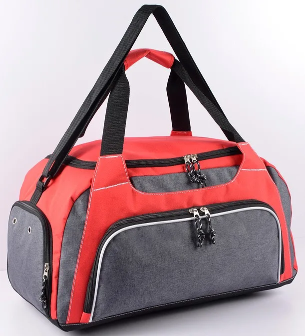 Promotional outdoor good quality Polyester duffel travel sport bag