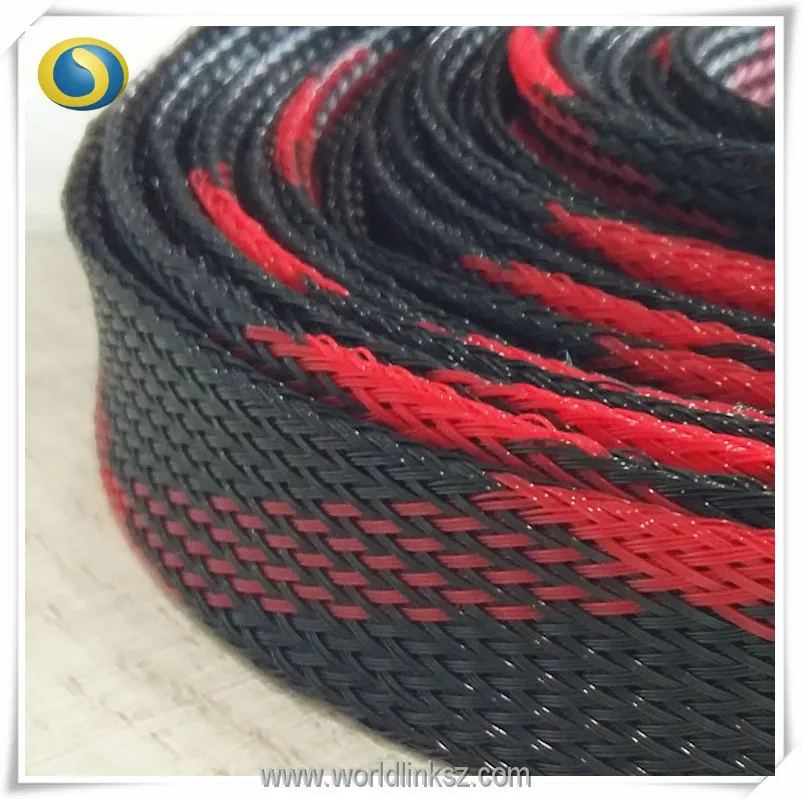 Best Price Flexible Pet Expandable Braided Mesh Tube For Wire Harness