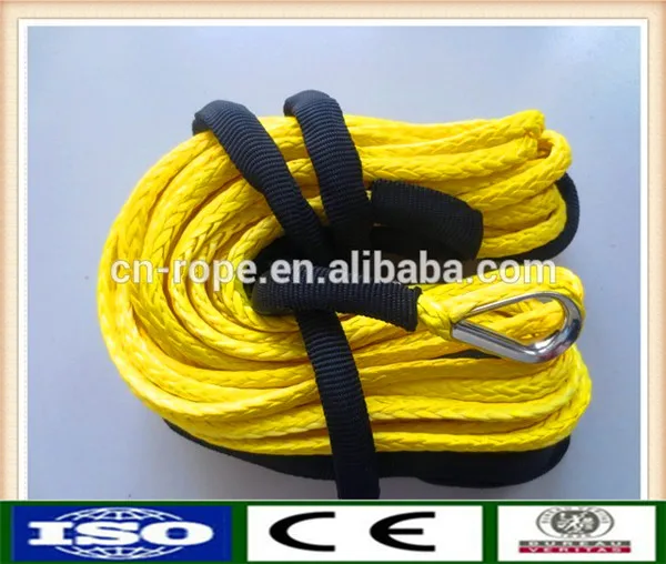 Winch rope,uhmwpe rope for 4X4 ATV and boat trailer
