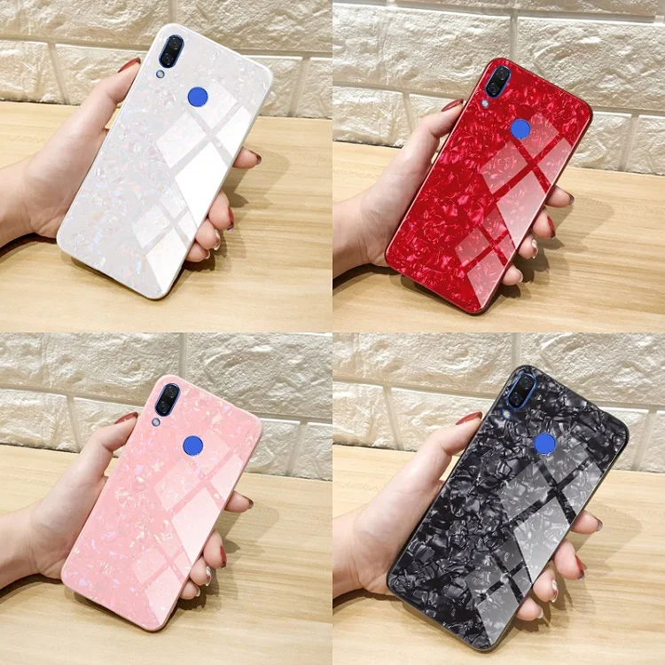 Hot Sale Silicone Frame Hard Tempered Glass Phone Case For Huawei P30 Pro Plus Cover