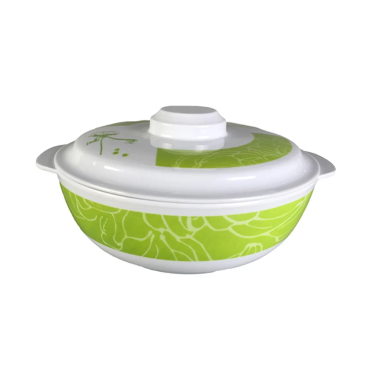 Chinese Factory Food Grade Hot Soup Bowls With Plastic Lid,Melamine