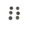 New Arrival Cheap Cute Natural Coconut Shell Button Flower Wood Button Mixed Buttons For Holes Clothes Round Press Shirt Bag
