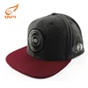 80% Acrylic 20% Wool Snapback Hats Undervisor Printing Logo Hat Snapback