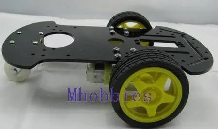 Free shipping brand New Programmable robot Mobile platform 2WD robot chassis kit