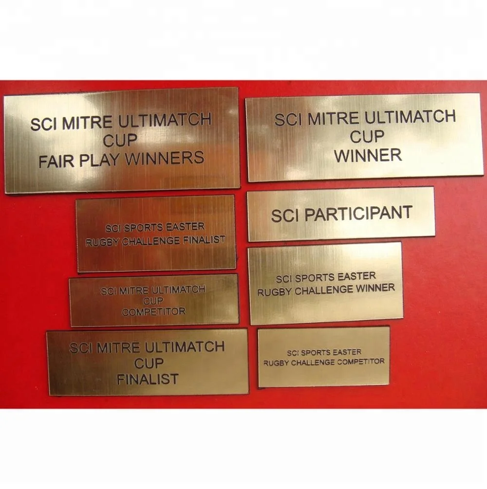 Custom Name Plates For Resin Trophy Plate Br Custom Name Plates For Resin Trophy