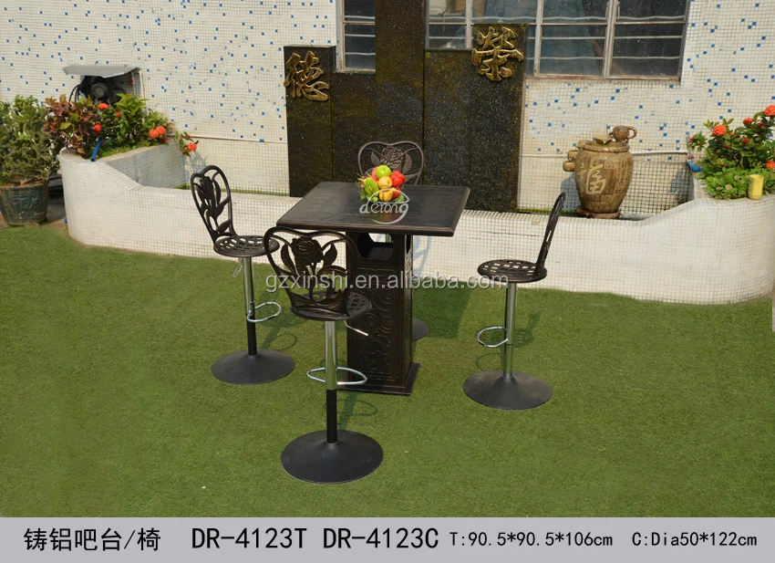 Popular Wholesale Curved Bar Table Outdoor Furniture Garden Set Buy