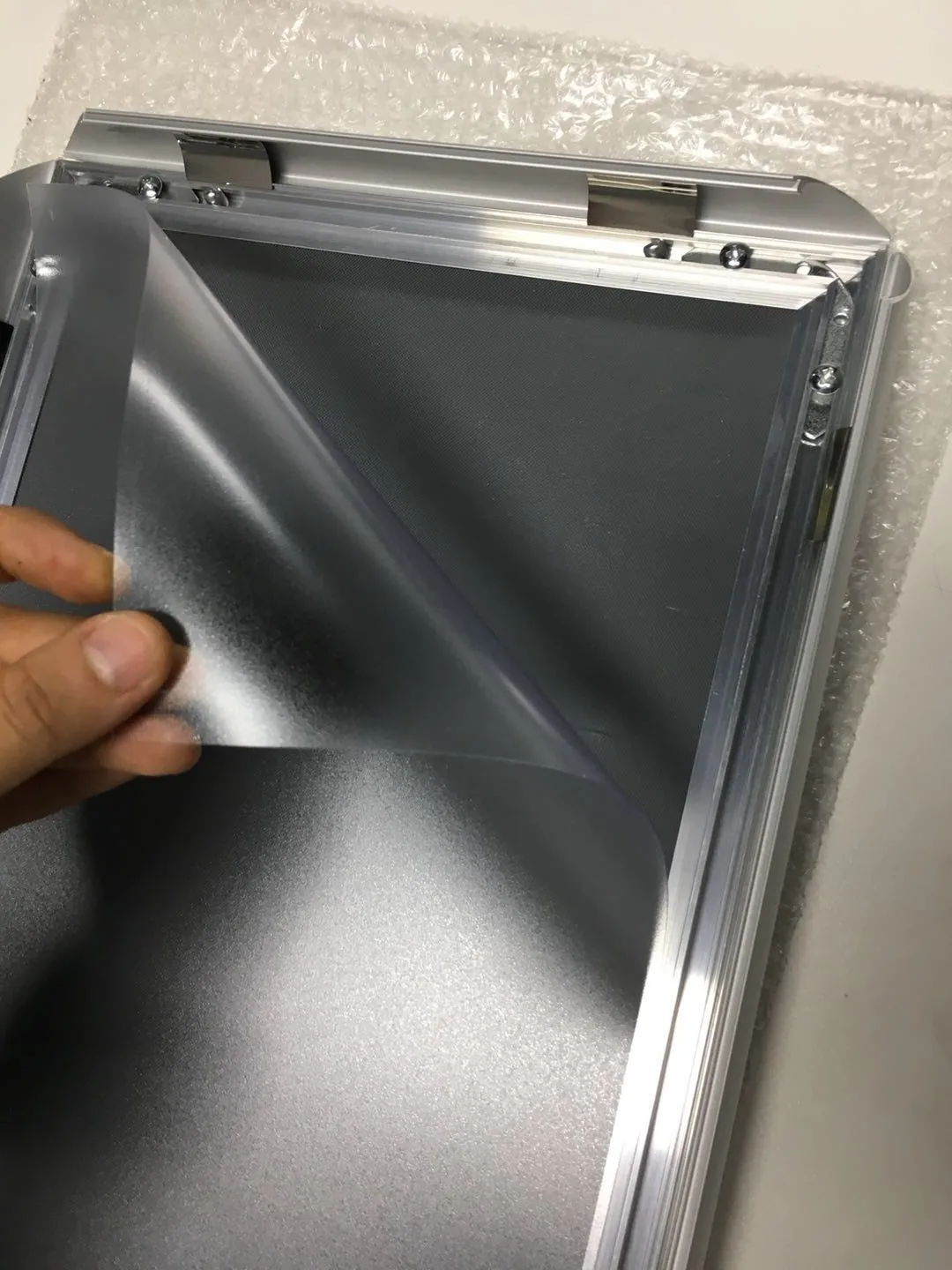 Customized A1,A2,A3,A4 Single Side 25mm Aluminum Extrusion Snap Frames Poster Frame Buy