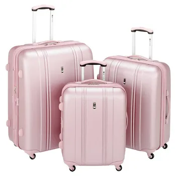 hot pink hard shell luggage