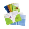 2 " 3 plastic ring binders pp 3 hole ring binder parts office stationery, custom size a3/a4/a7/b5/b6/4d 3 ring binder