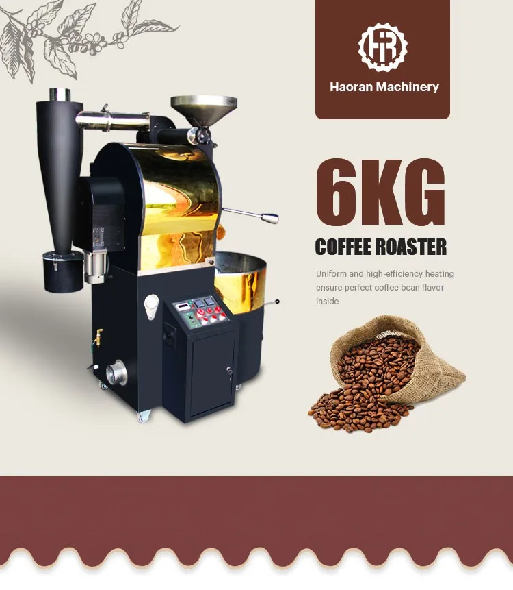 Coffee Roasting Machines 1kg 2kg 3kg 6kg 12kg 120kg Coffee Roasters For